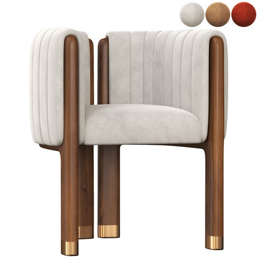 Crawford_Dining_Chair 3d model Download Maxve