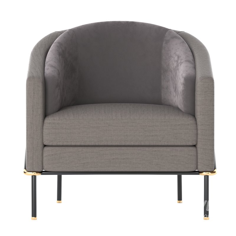 Minotti Fil Noir fauteuil