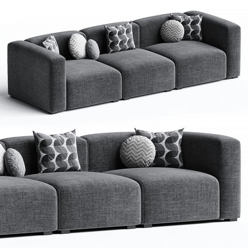 sofa 80 3d model Download Maxve