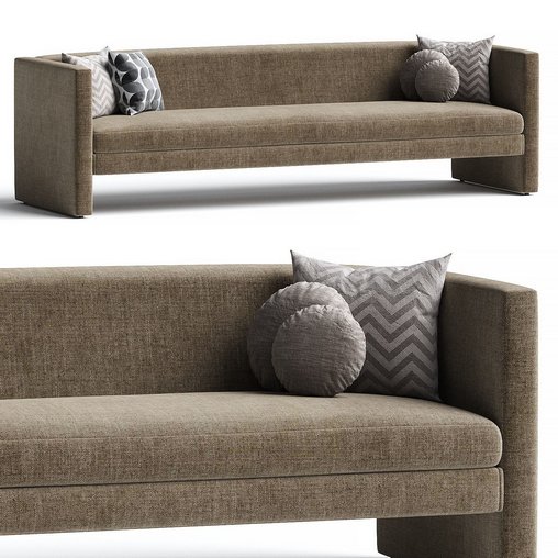 sofa 130 3d model Download Maxve