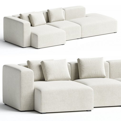 sofa 180 3d model Download Maxve