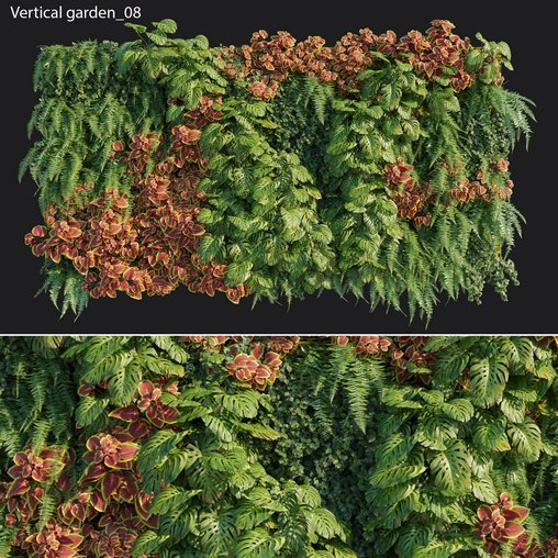 Vertical garden 08 3d model Download Maxve