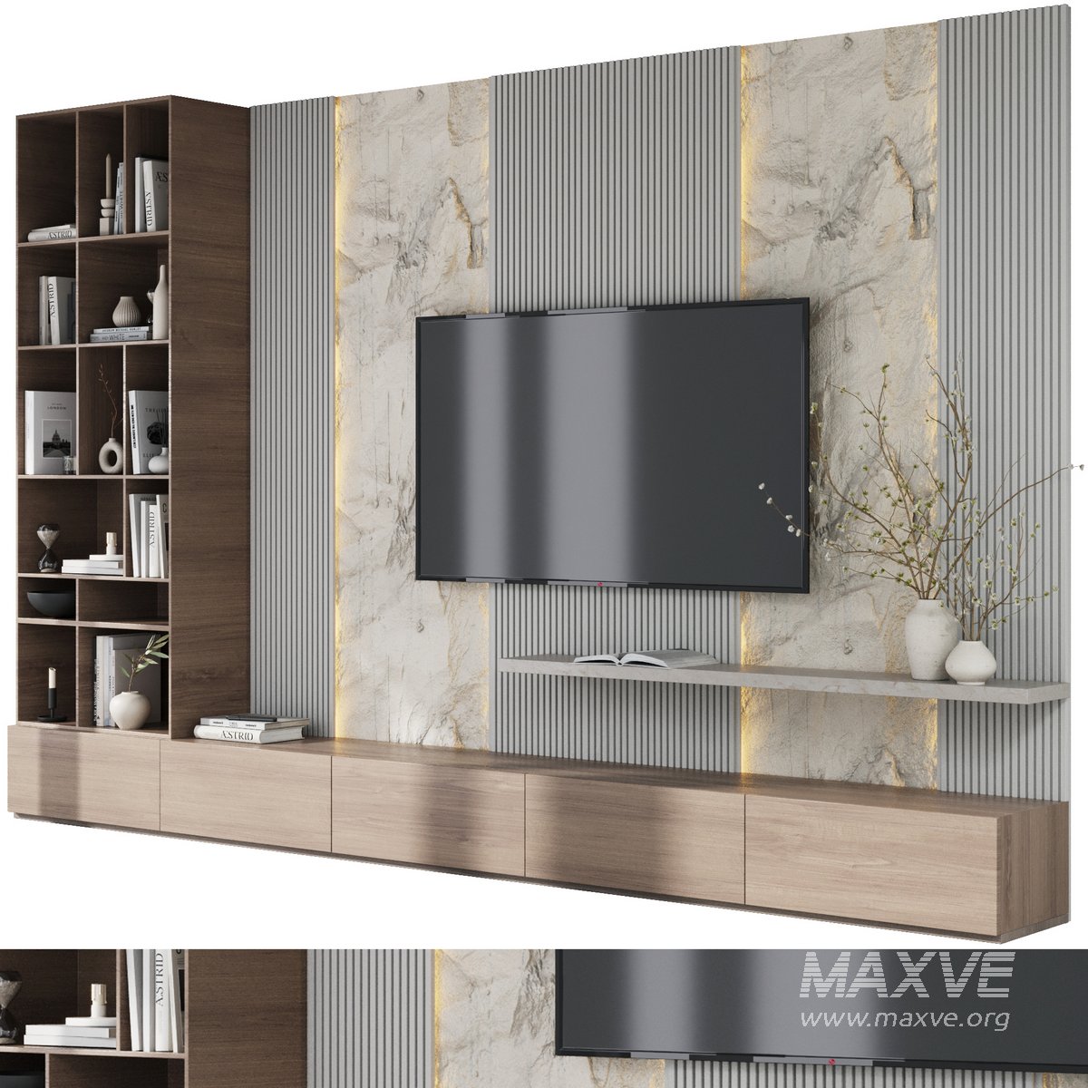 TV wall decor set23