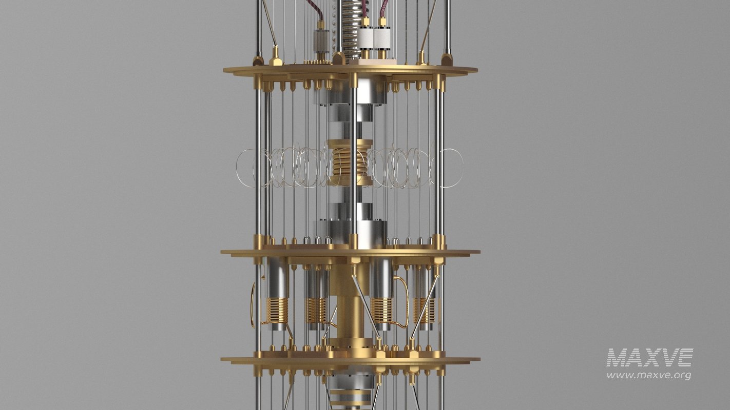 Quantum Computer 3d model Download Maxve