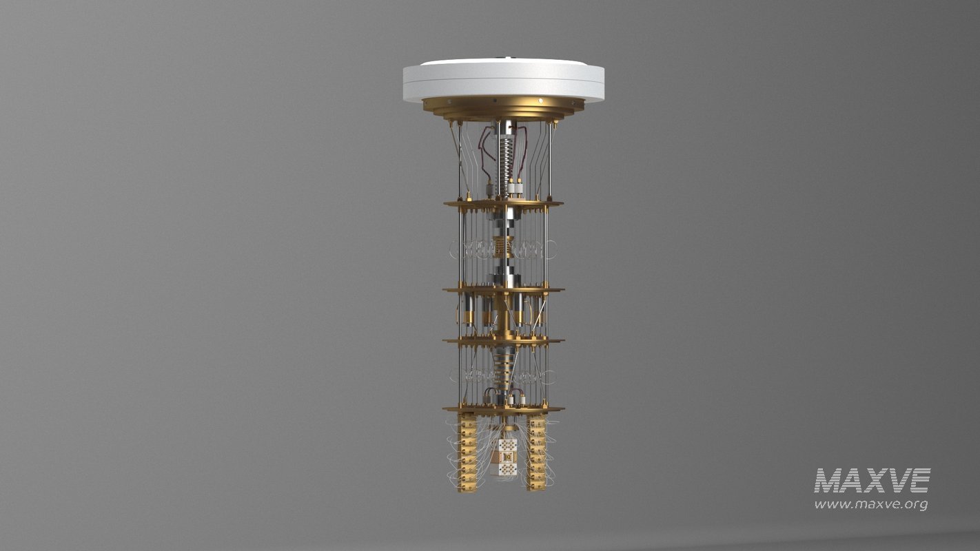 Quantum Computer 3d model Download Maxve