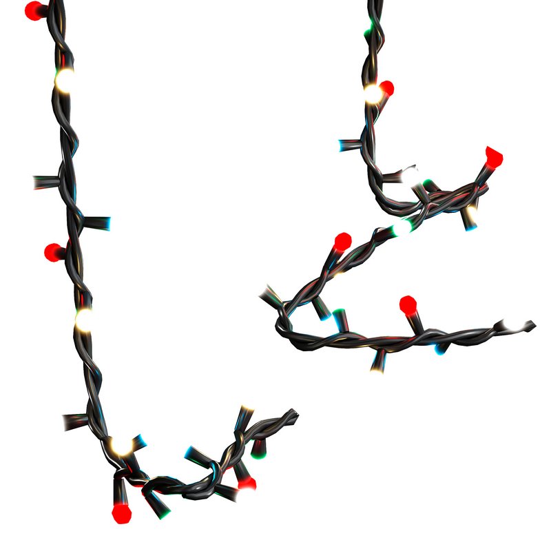 Window Garland Vector Garland on the window 3d model Download Maxve