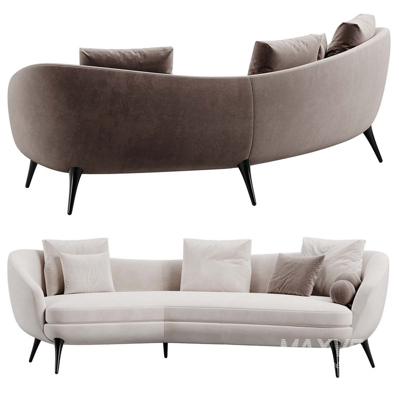 Raphael Sofa By Minotti 3d model Download Maxve