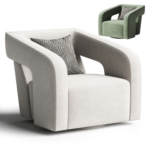 Frank Armchair 3D model Maxve