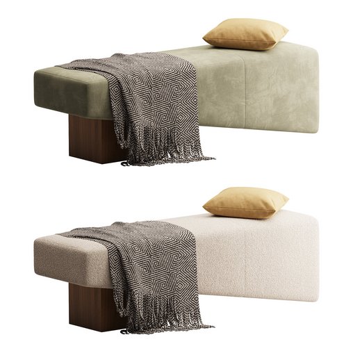 Block Bench 3d model Download Maxve