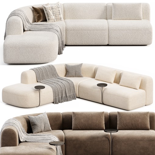 ARTIKO Sofa By MDD 3D model Maxve