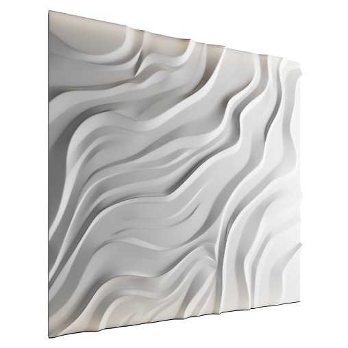 Wave Reverse Wall wave wall 4 3D model Maxve