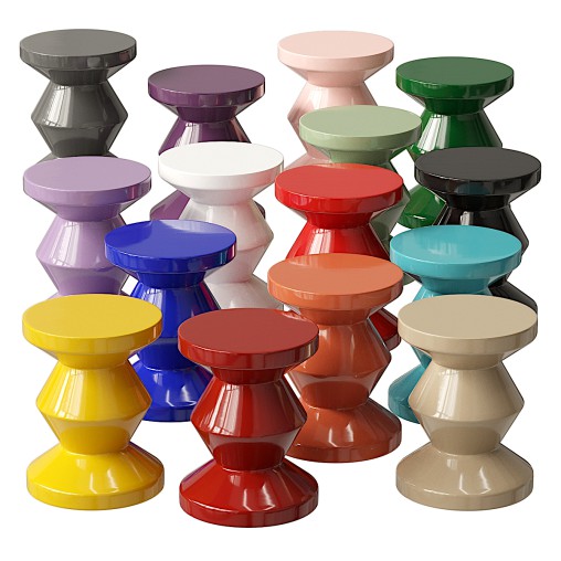 Zig Zag Stool By Pols Potten 3D model Maxve