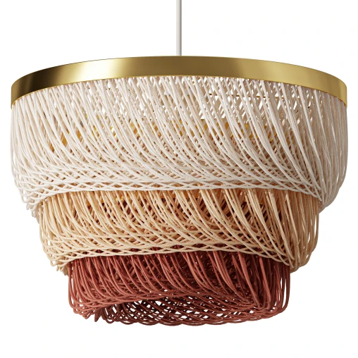Gold Plating Hanging Lamp IndiaMART 3D model Maxve