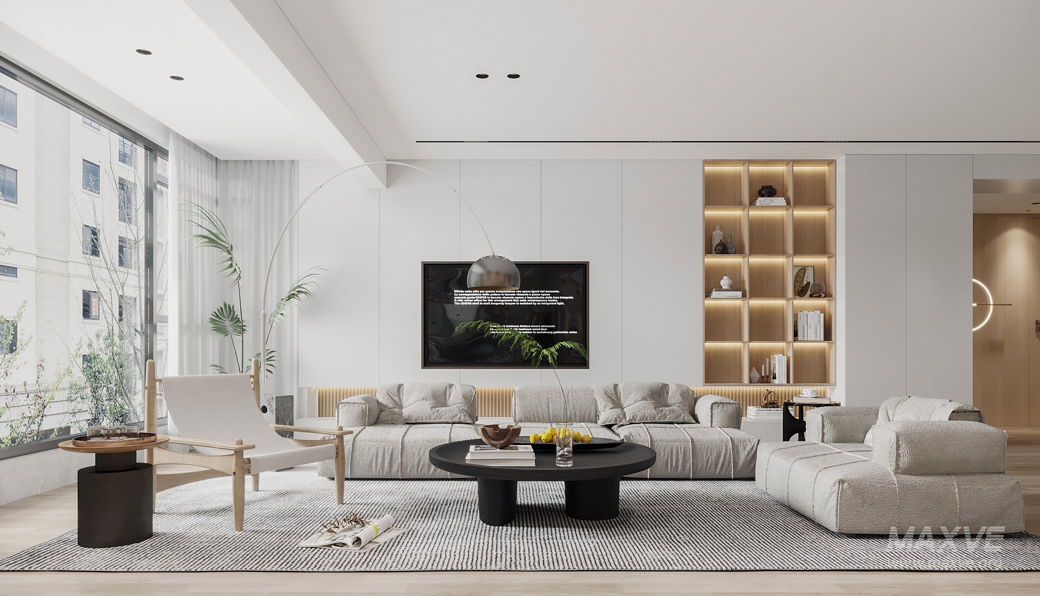 Living Room 158 3d model Download Maxve