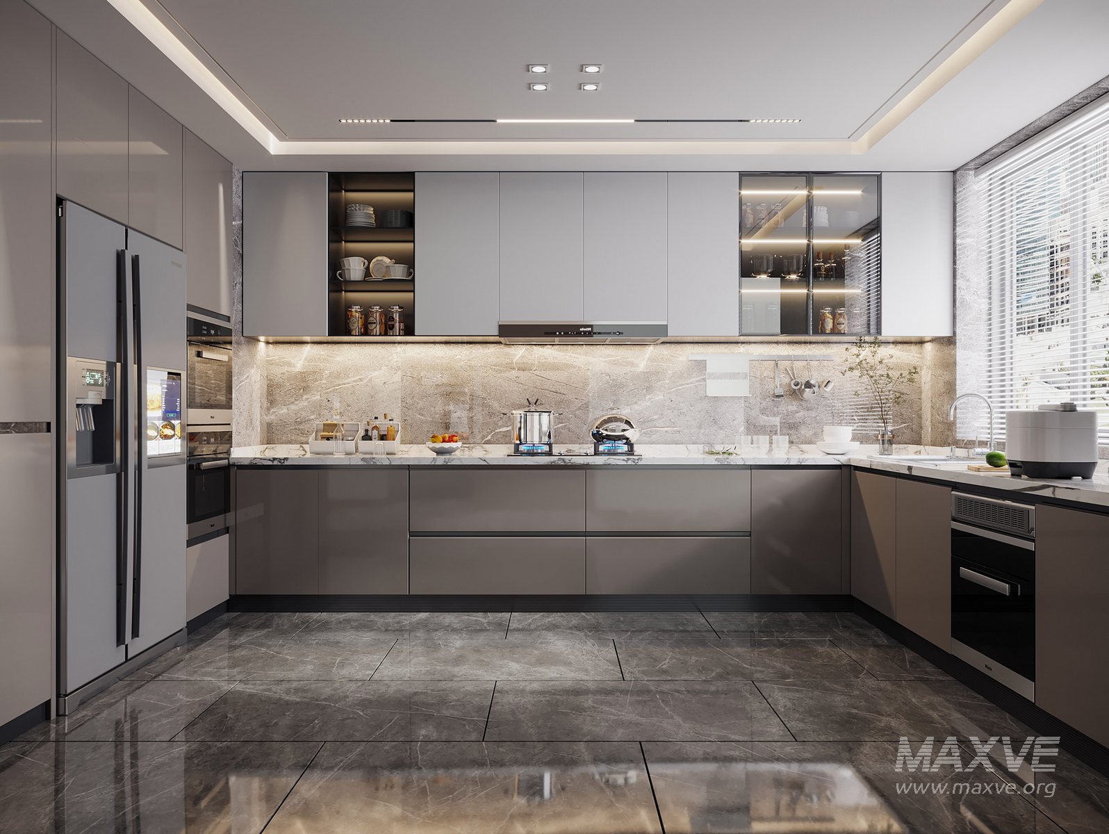 Kitchen 5 3d model Download Maxve