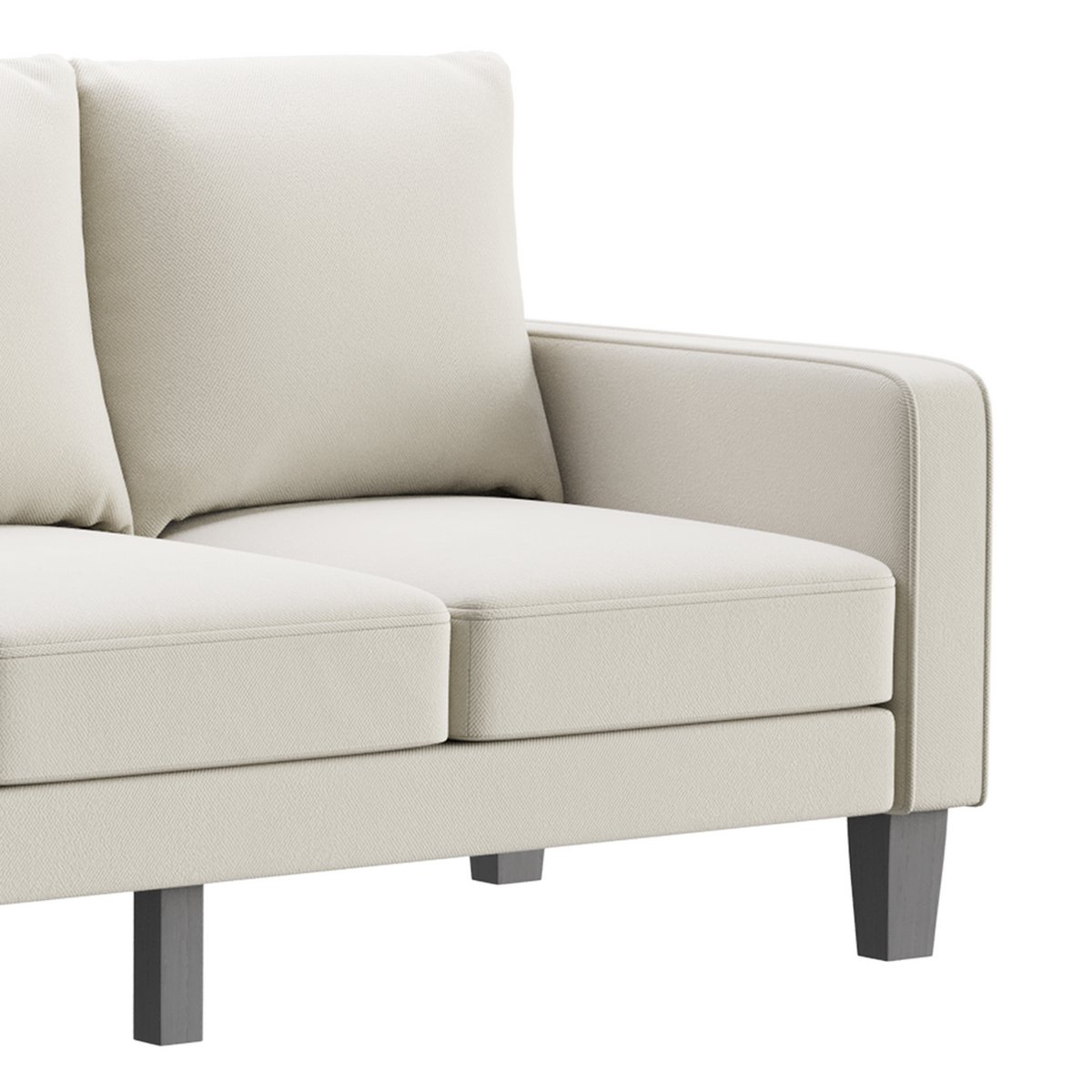 3-Seats Upholstered sofa 3d model Download Maxve